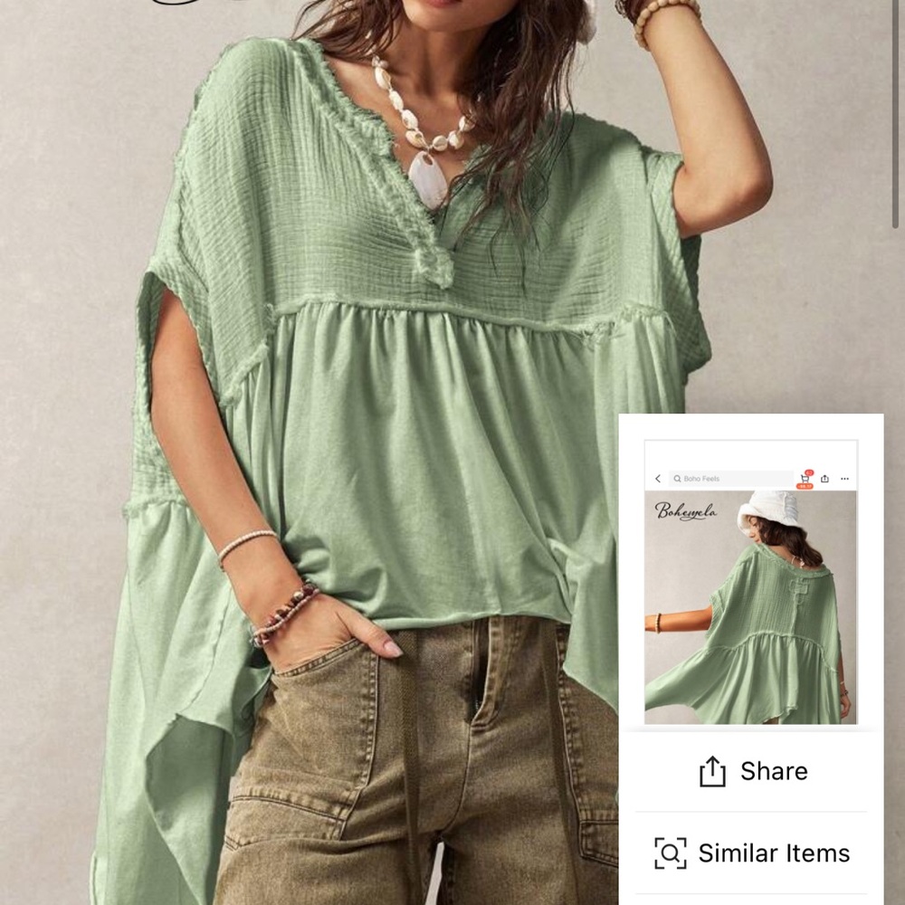 Green Women's Top